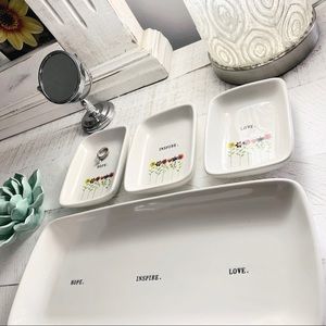 Rae Dunn {Love Hope Inspire} Vanity Trinket Trays